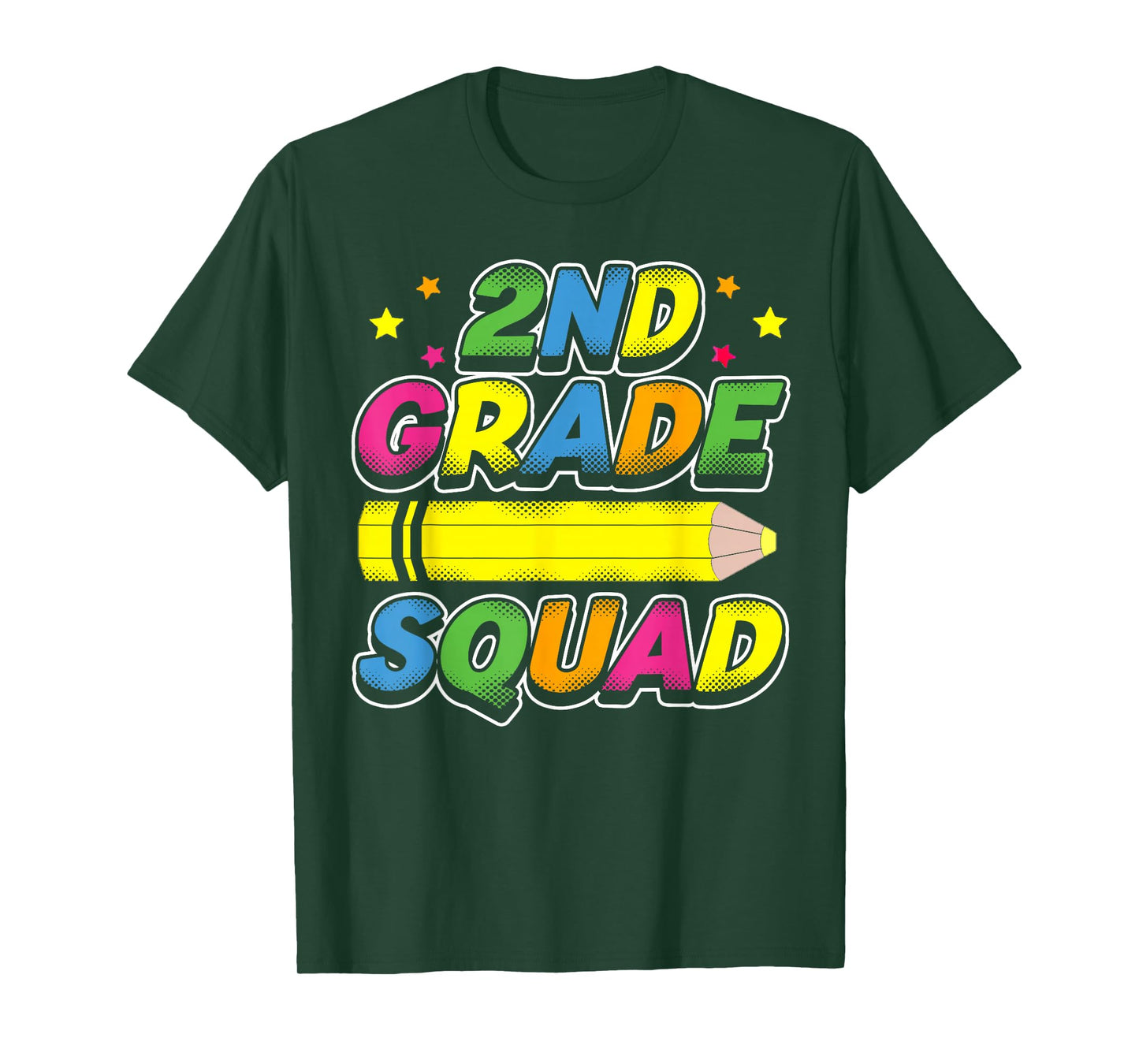 2nd Grade Squad, Teacher & Student Matching, Back To School T-Shirt