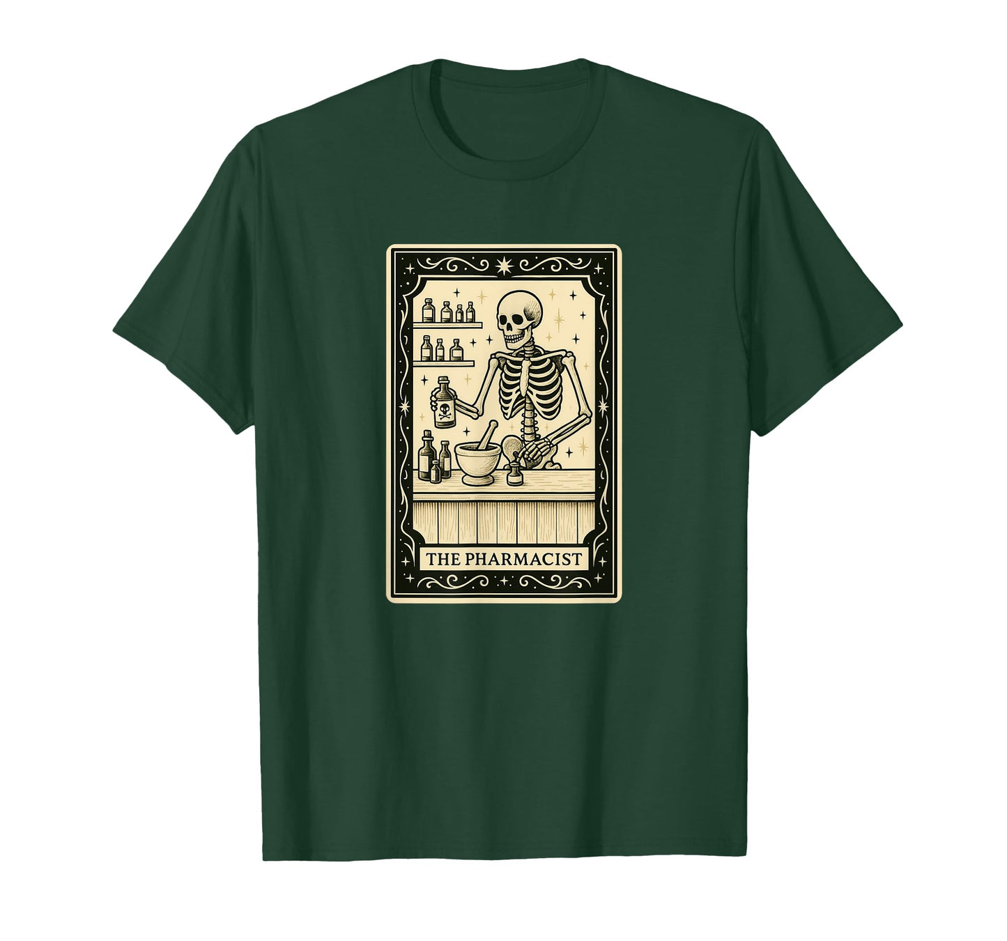 Pharmacist Tarot Card - Halloween Spooky Pharmacy Medicine T-Shirt