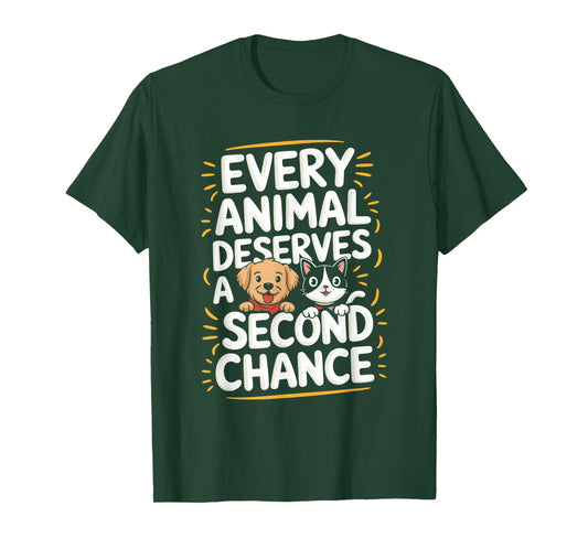 Animal Shelter Save Pet Design Dog and Cat Animal Rescue T-Shirt