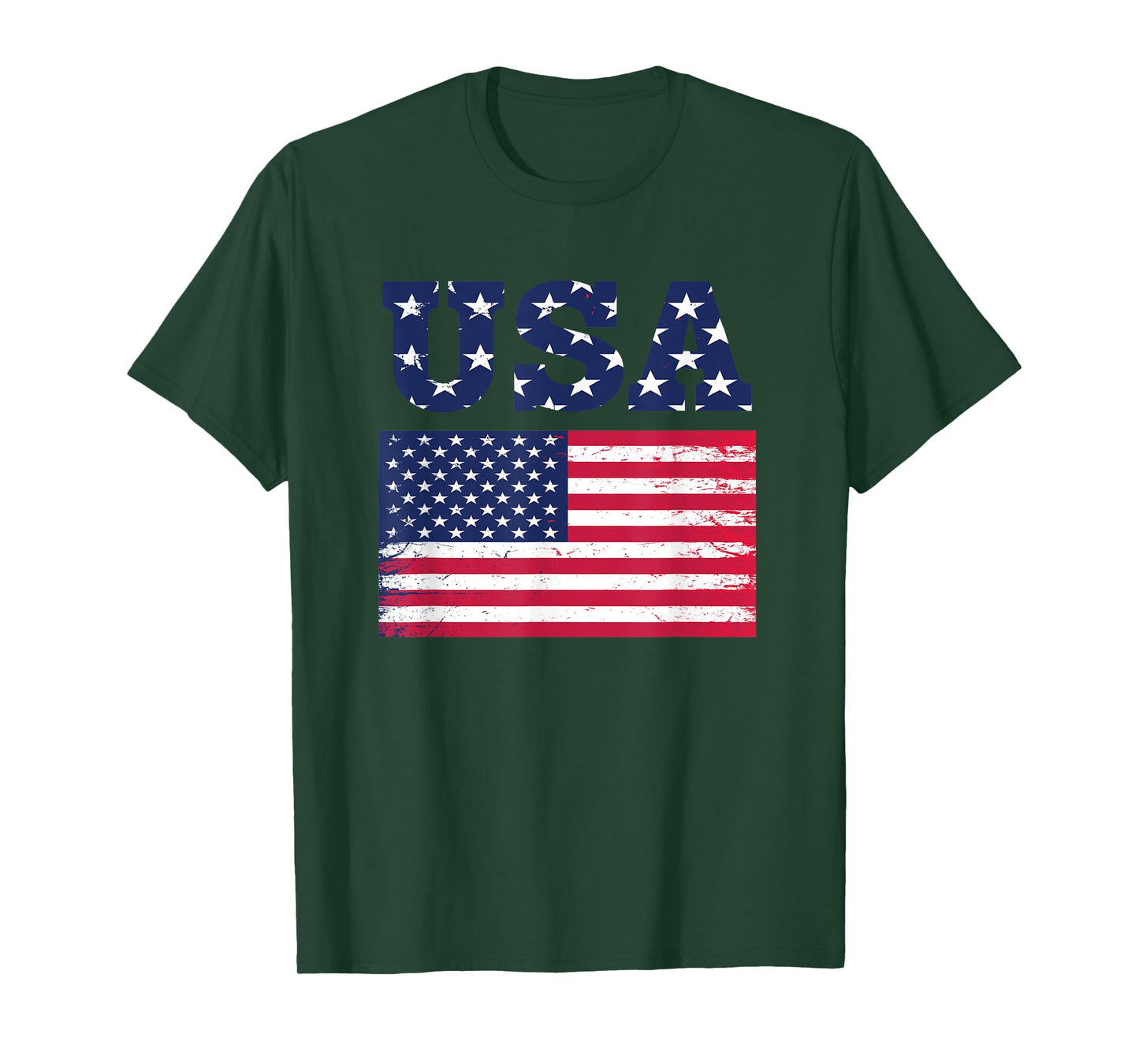 USA Name With American Flag For Americans T-Shirt