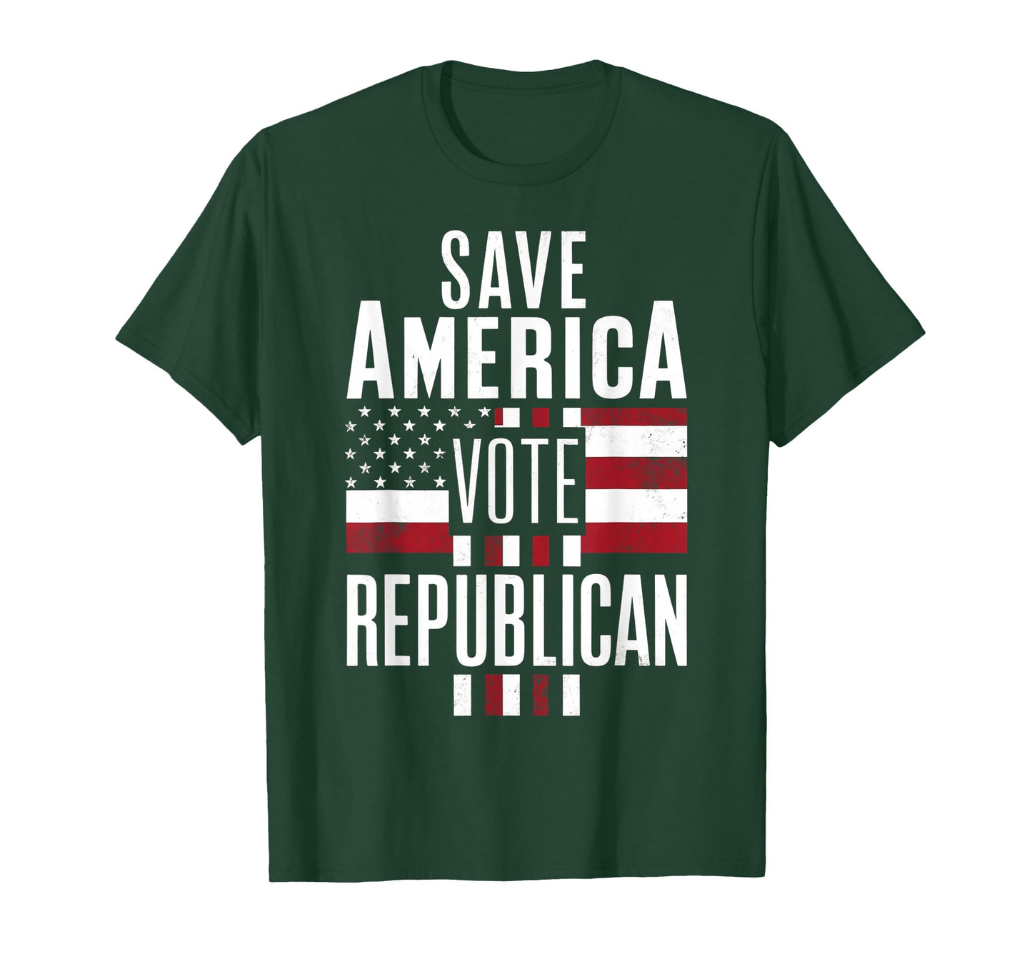 Save America Vote Republican US Flag Trump Vote Republican T-Shirt