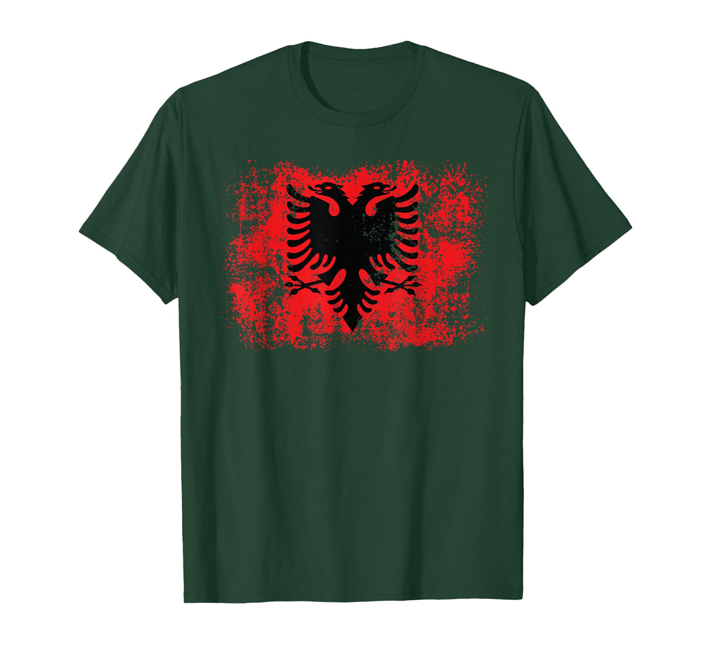 Albanian Flag Retro Proud Albanian Patriot Albania T-Shirt