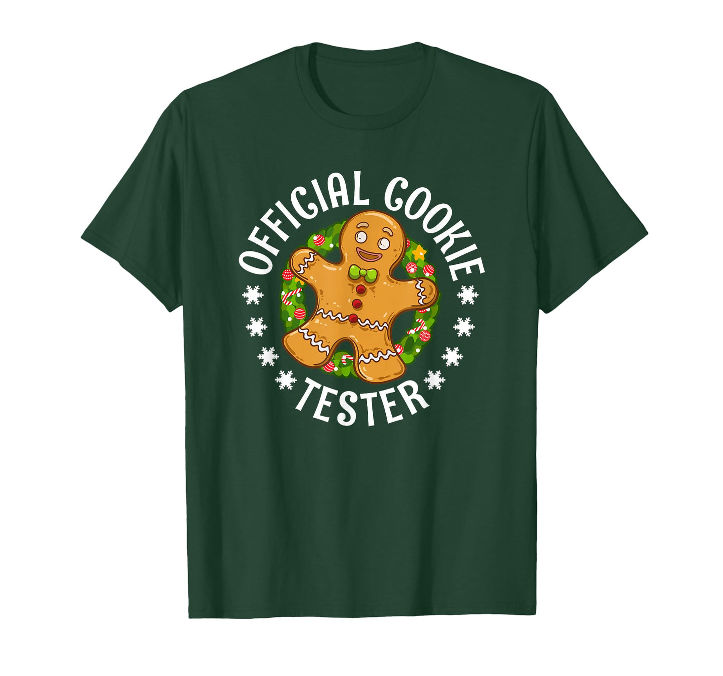 Christmas Official Cookie Tester Men Women Kids Youth T-Shirt