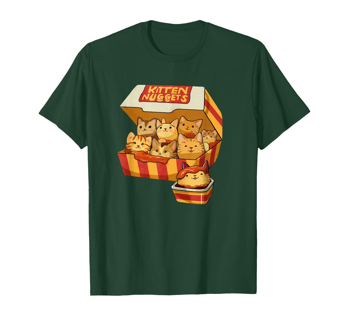 Kitten Nuggets Funny Cat Lover Pun T-Shirt