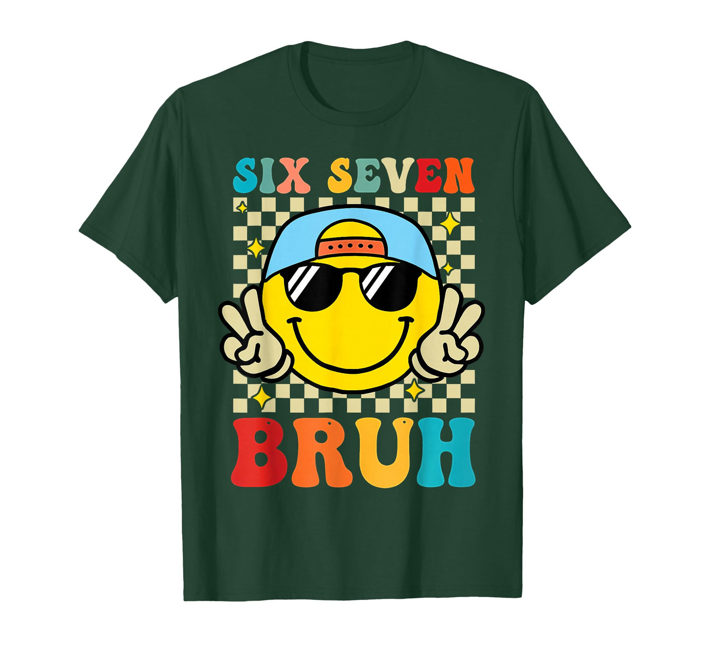 67 Meme Gen Alpha Slang 6 7 Six Seven Bruh Funny Boys Kids T-Shirt