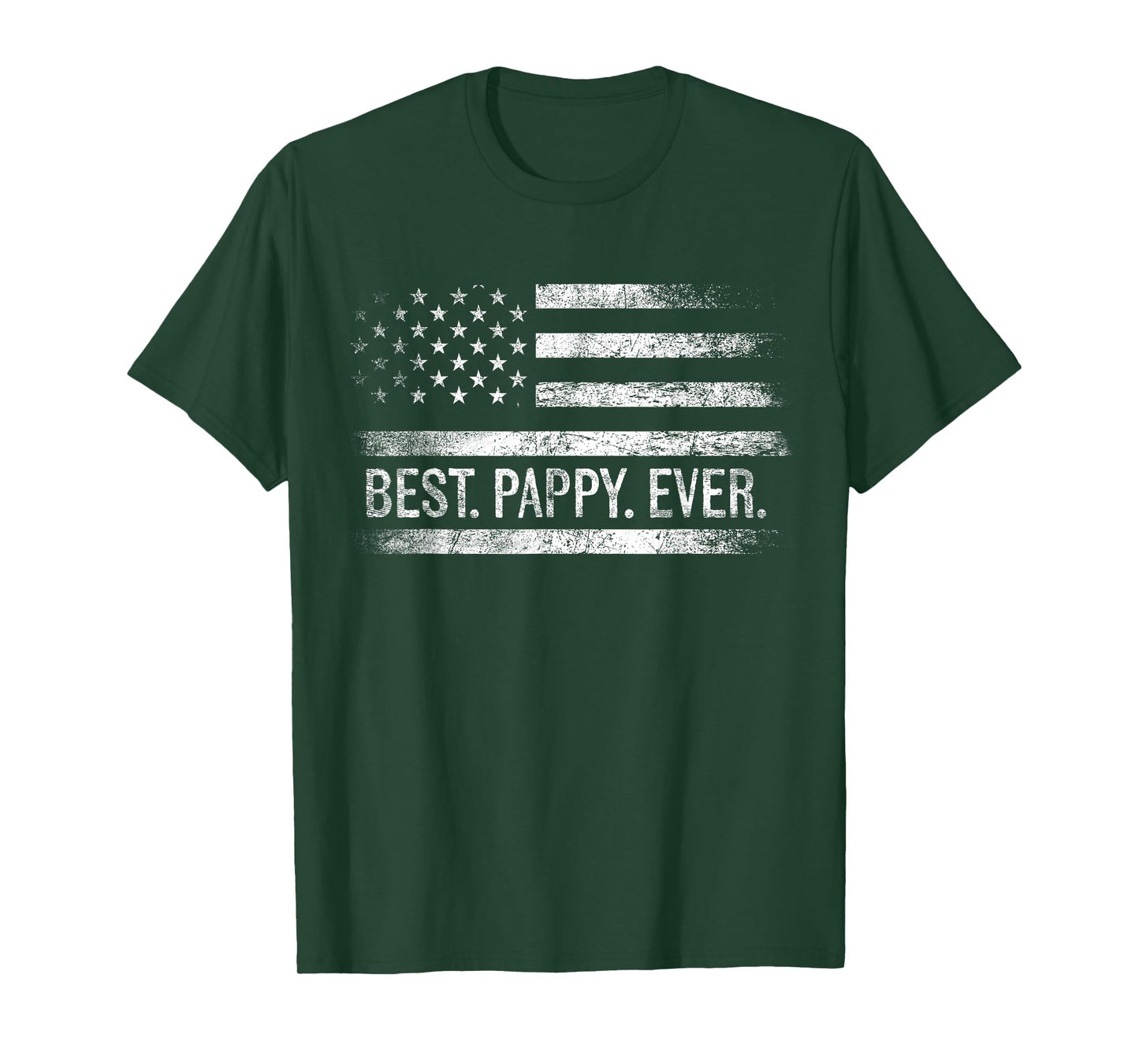 Best Pappy Ever American Flag Gifts Pappy Father's Day T-Shirt