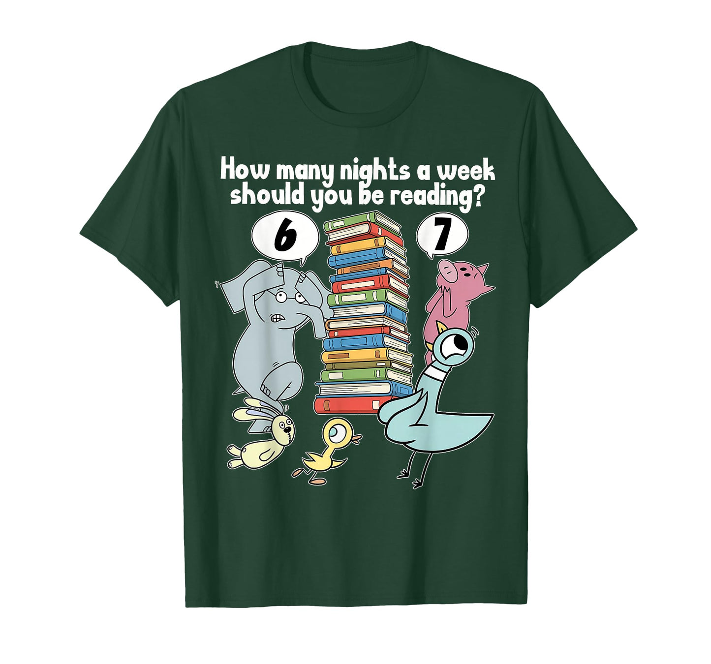 How Many Nights a Week Should You be Reading? 6–7 T-Shirt