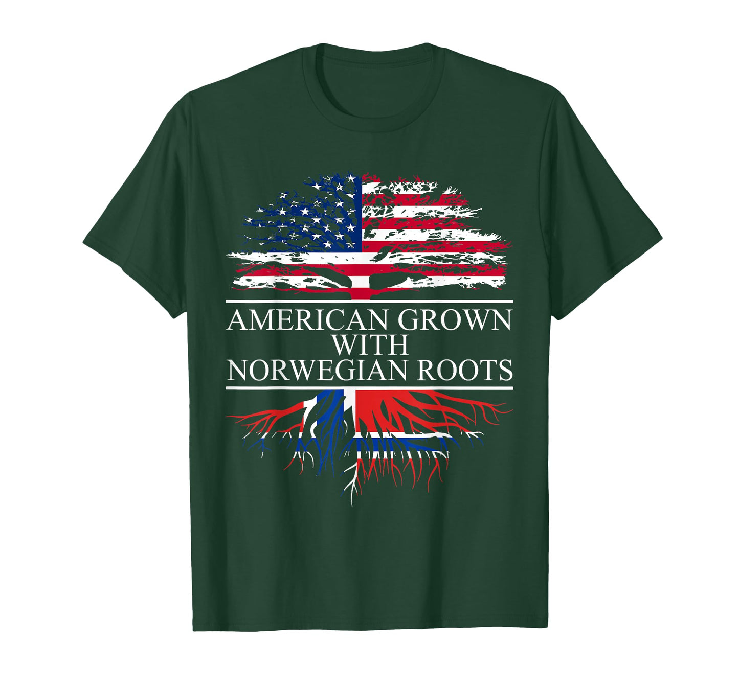 American Grown with Norwegian Roots Shirt
