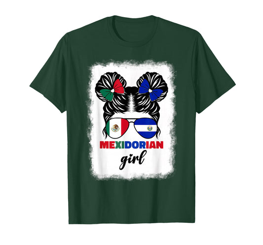 Half Mexican and Salvadorian Mexico El Salvador Baby Kids T-Shirt