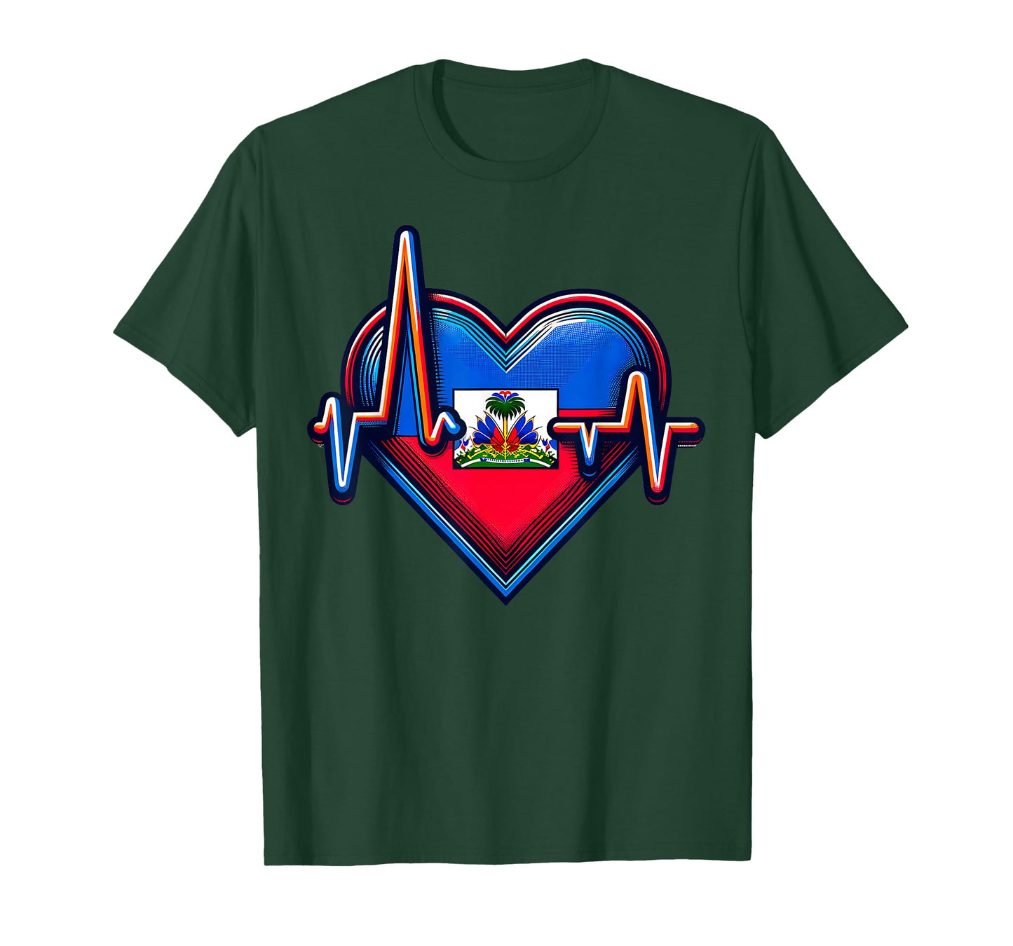 Haitian Flag Day Love Haiti Haitian Haitian Roots Haiti Flag T-Shirt