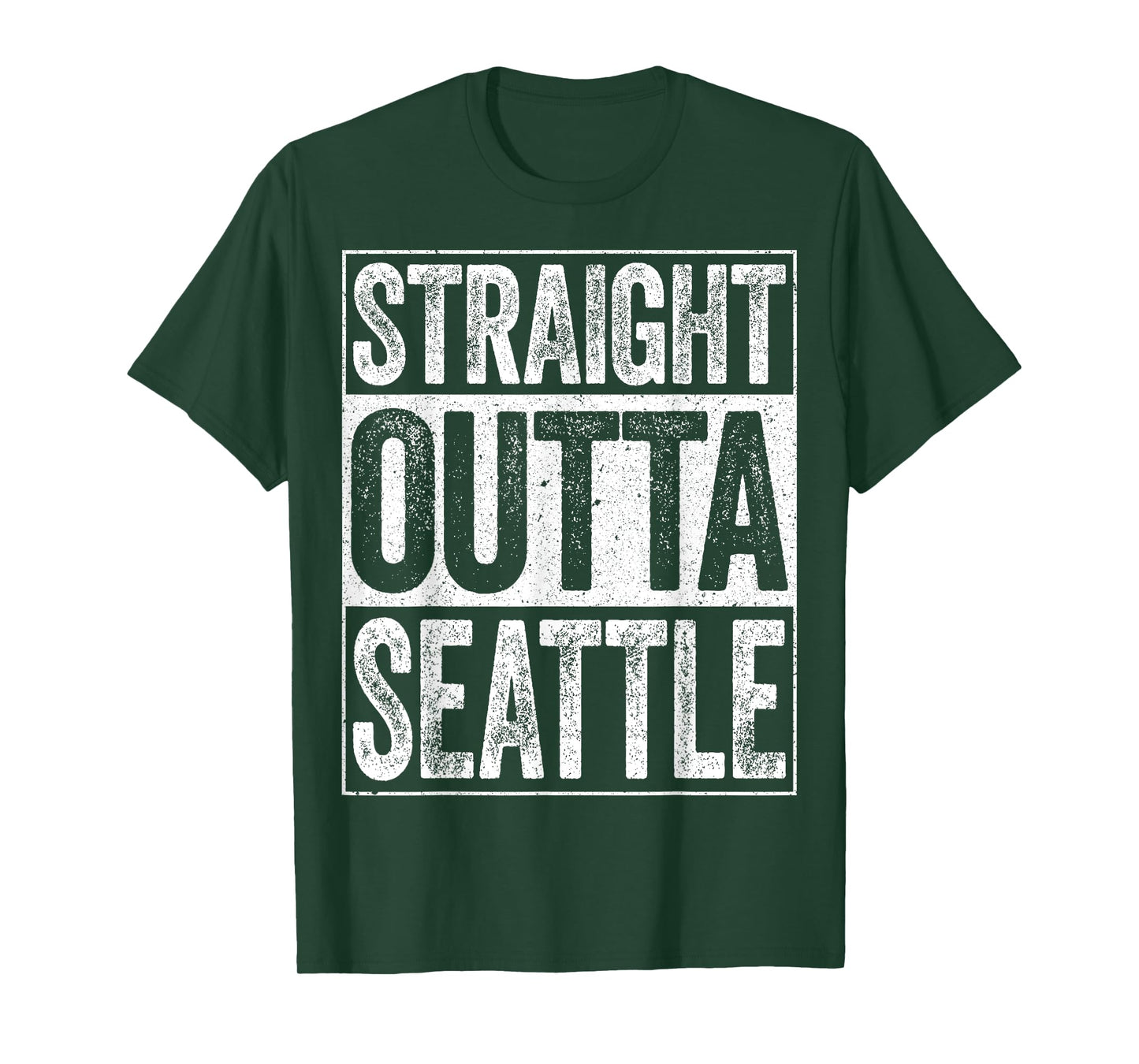 Straight Outta Seattle T-Shirt Washington State Shirt T-Shirt