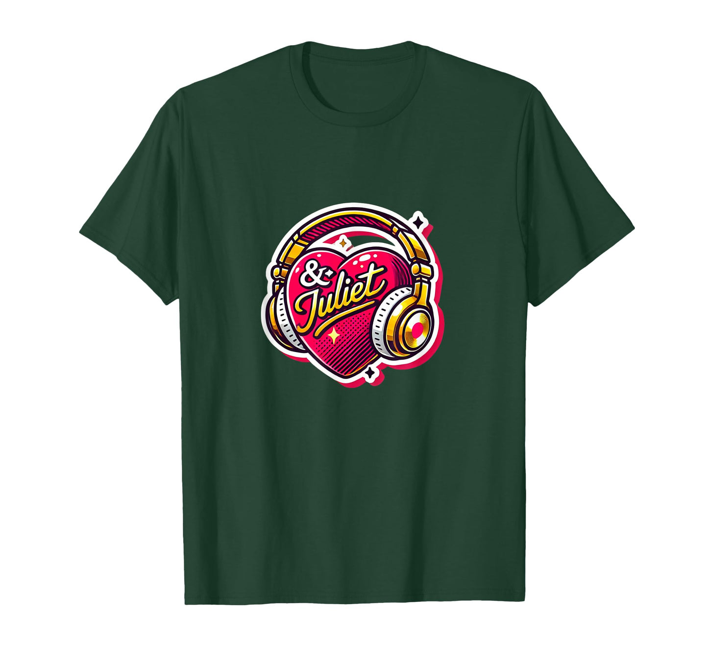 & Juliet Musical Theatre Heart Musicals T-Shirt