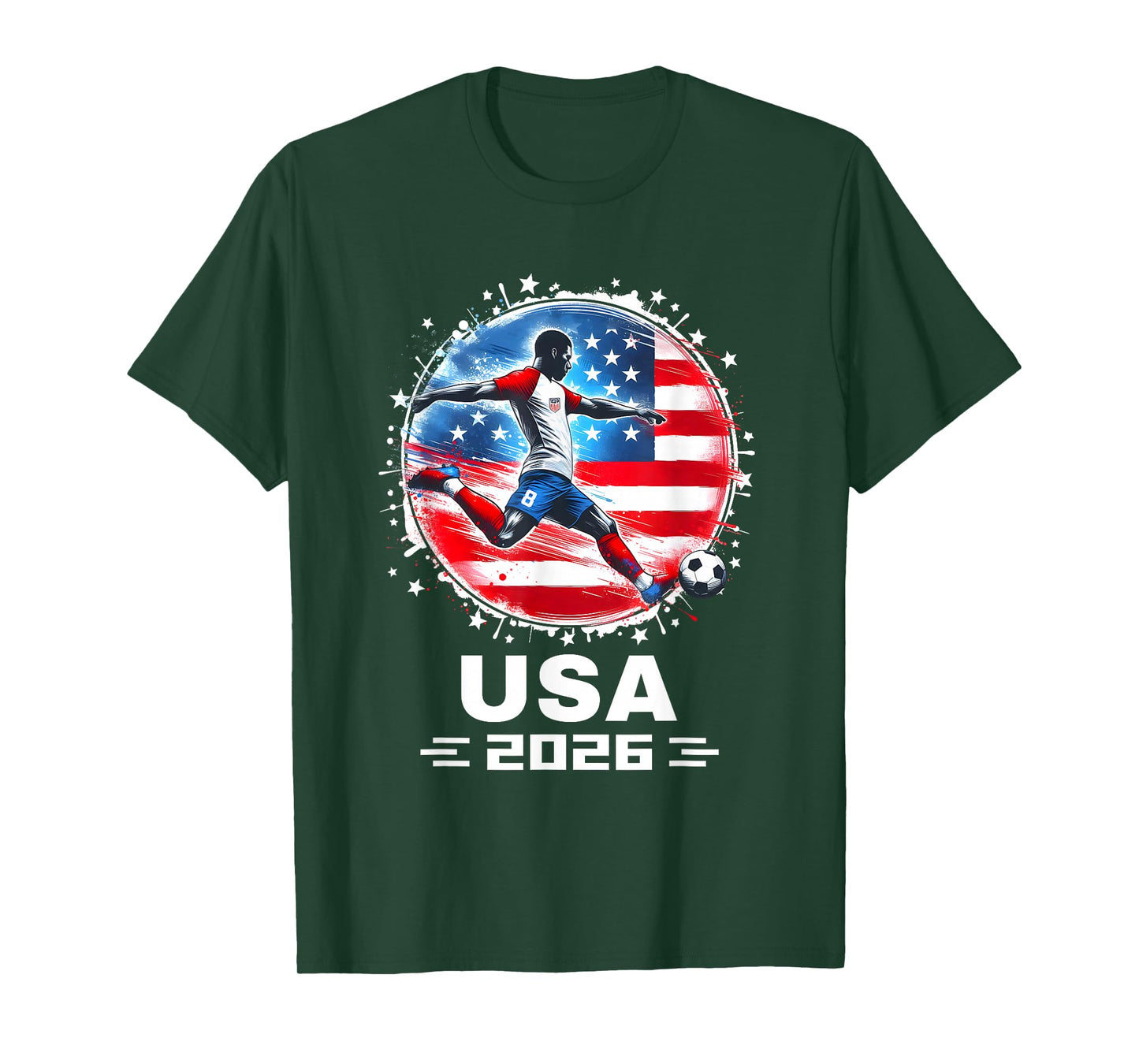 USA 2026 United States Sport USA Team 2026 Player 2026 USA T-Shirt