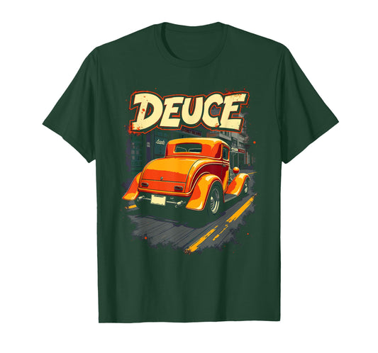 32 Deuce Coupe American Classic 3 Window Deuce Coupe Hot Rod T-Shirt