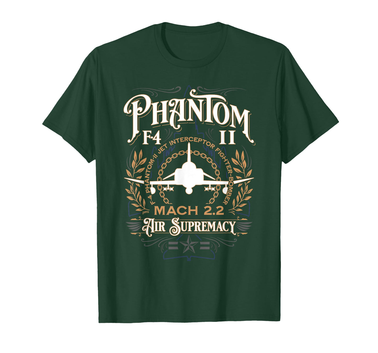Classic F-4 Phantom II Military Fighter Jet Aircraft T-Shirt