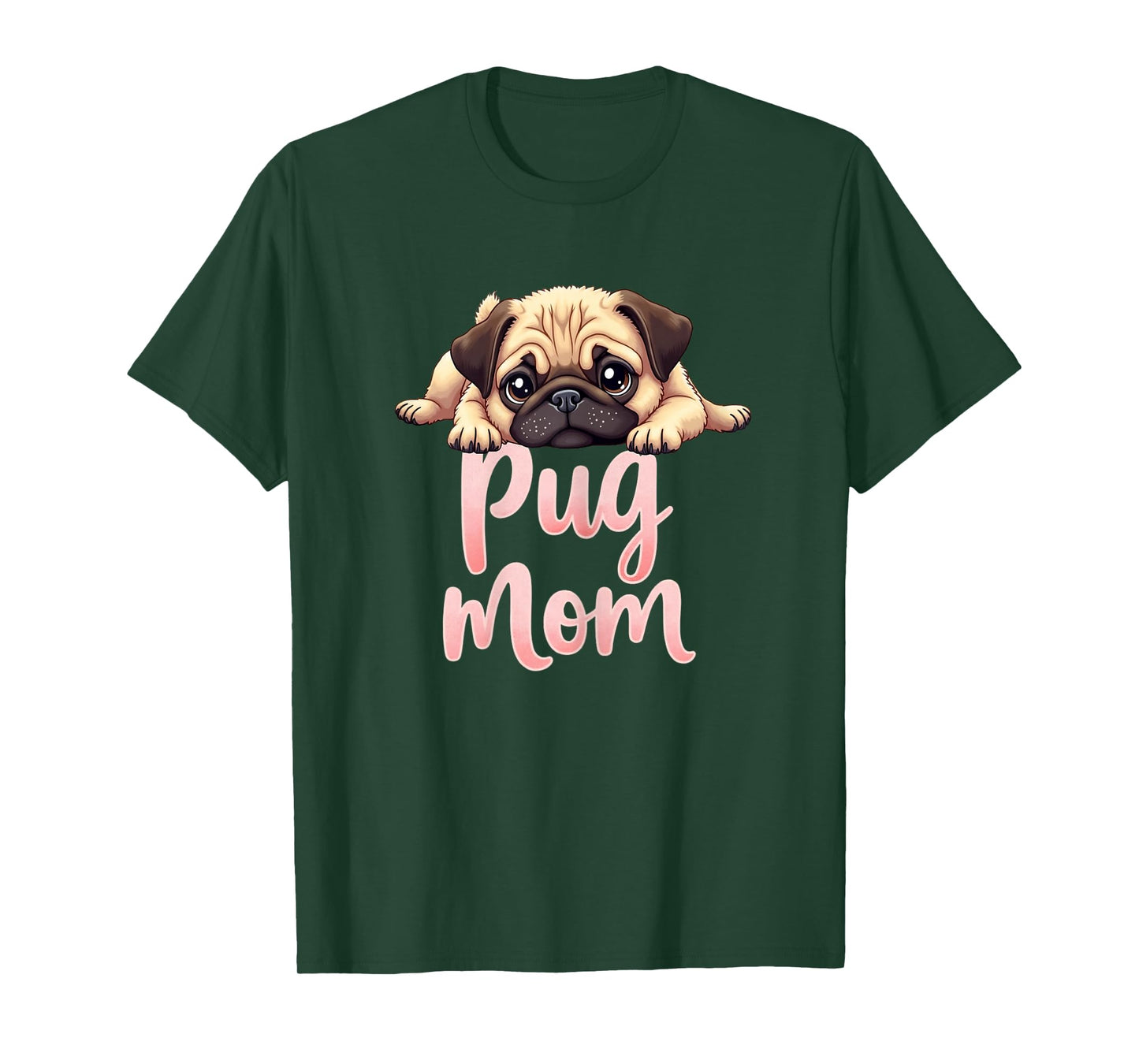 Pug Mom Dog Pug Mama Cute Puppy T-Shirt