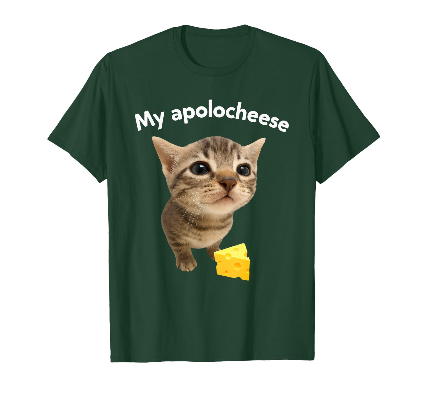 Funny Cat Meme My apolocheese for Women Men T-Shirt