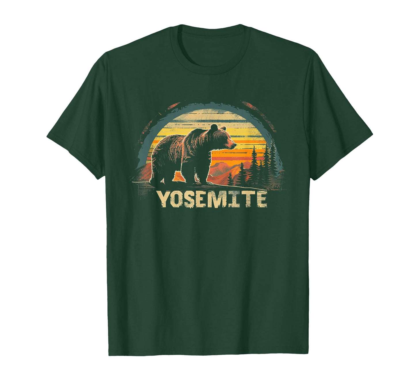 Yosemite - US National Park Vintage T-Shirt