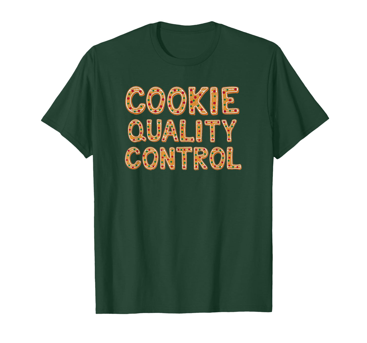 Cookie Quality Control Baking Team Christmas Matching Tshirt T-Shirt