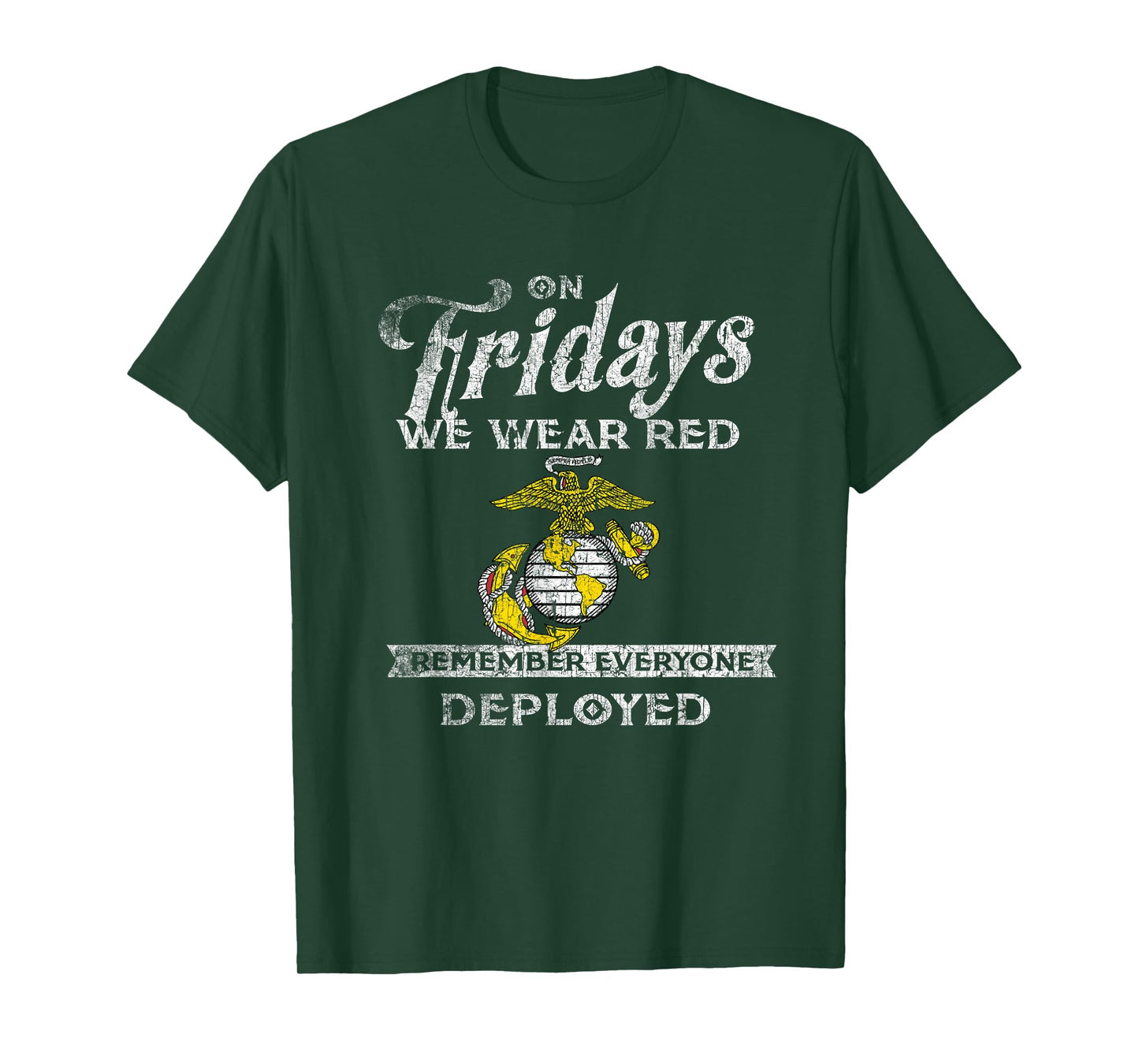 Remember Everyone Veteran Deployed Red Friday T-Shirt Tee T-Shirt