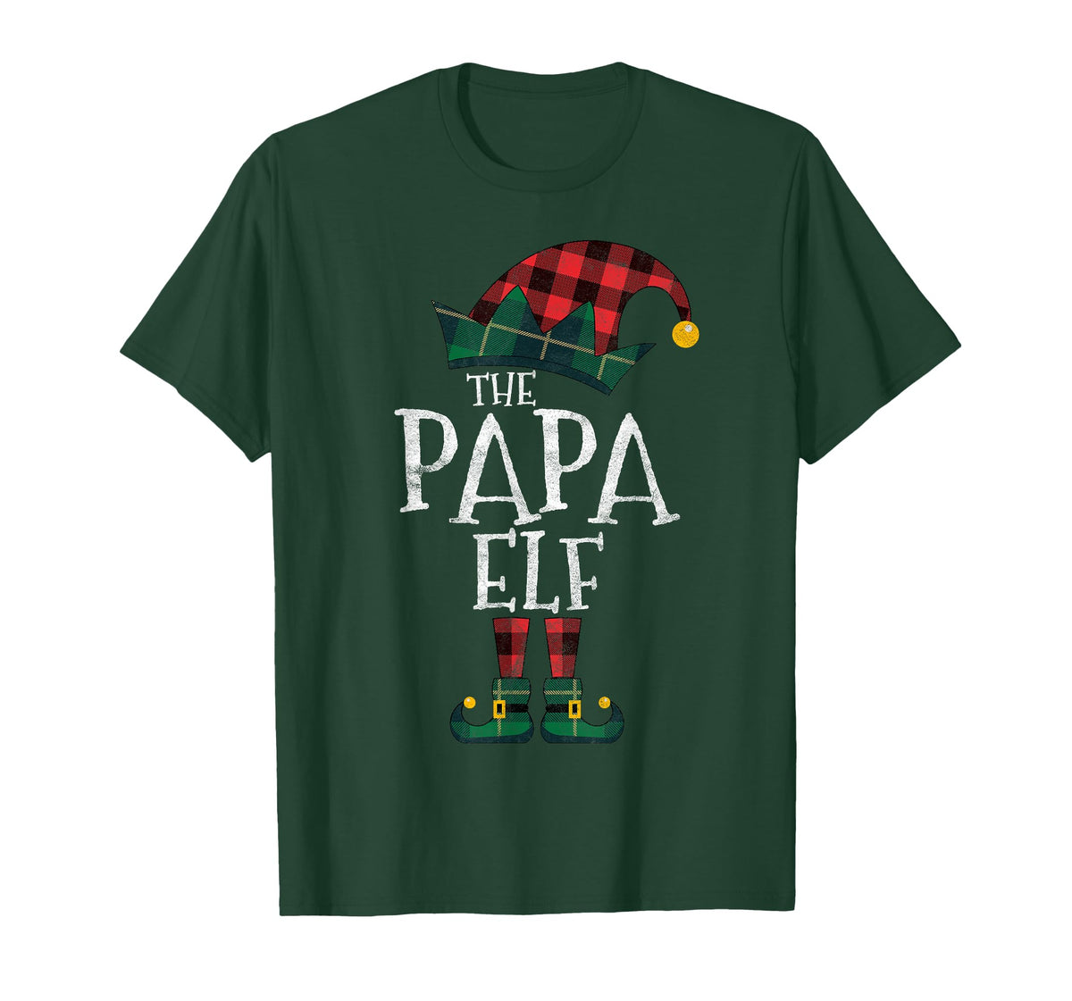 The Papa Elf Matching Family Group Gift Funny Christmas Xmas T-Shirt