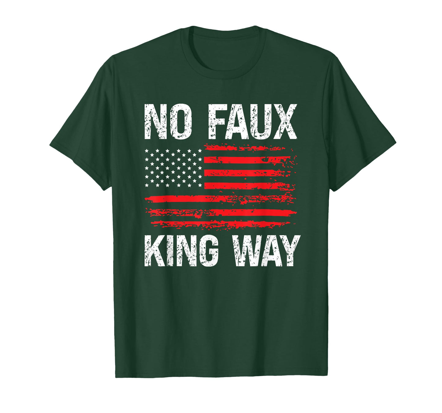 No Faux King Way 86 47 Resist T-Shirt