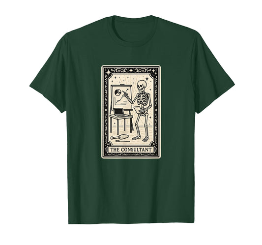 The Consultant Tarot Card - Consulting Spooky Gothic Witchy T-Shirt