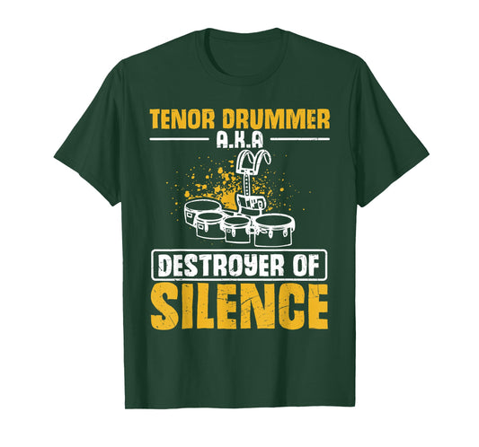 Marching Band | Quad Drum | Funny Tenor Drummer T-Shirt