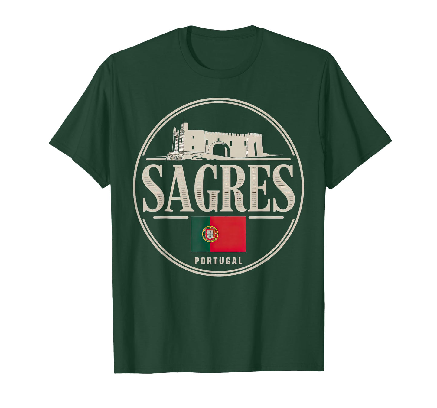 City Travel Portugal Sagres Scenic View T-Shirt