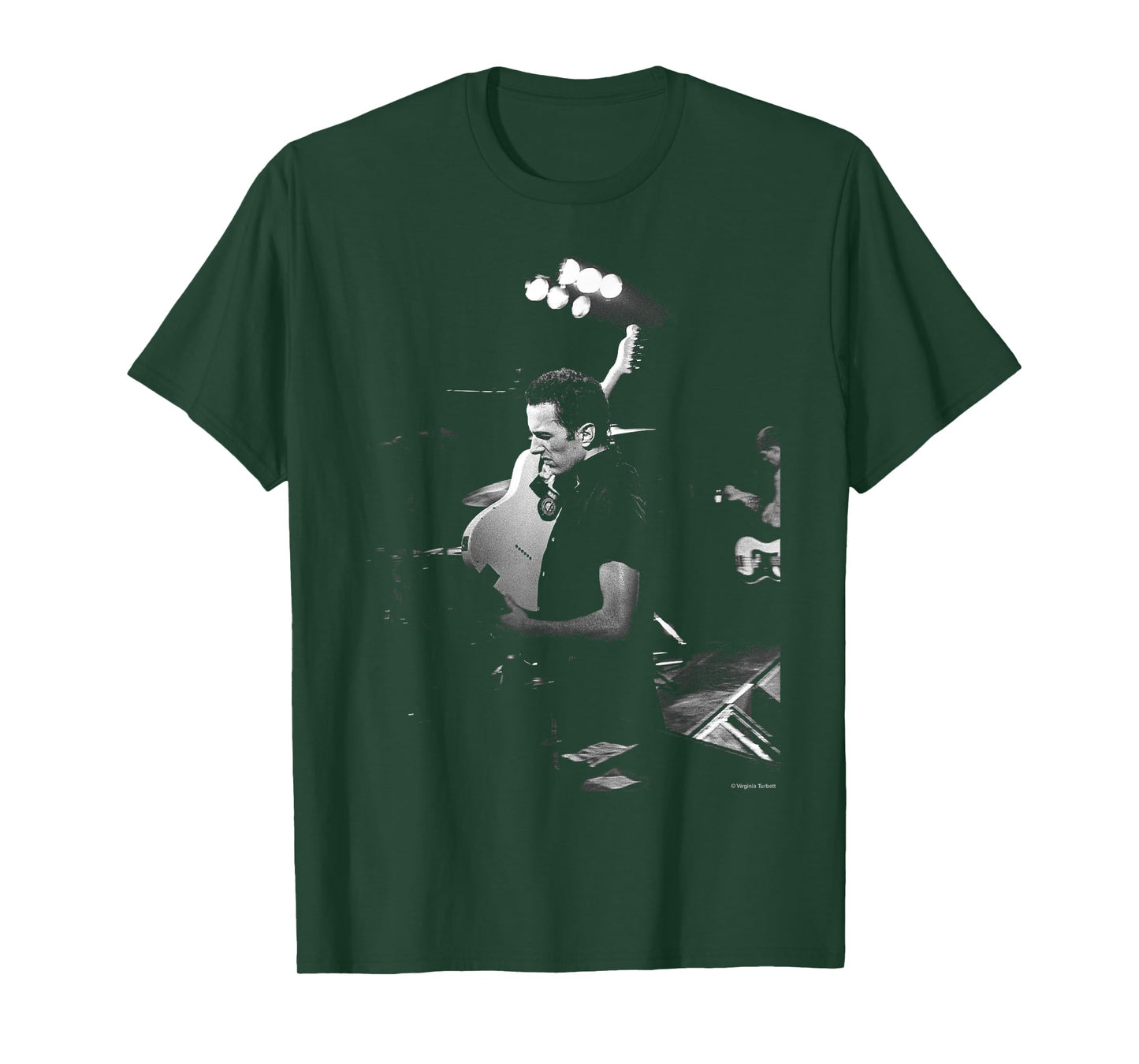 The Clash Joe Strummer at The Palais by Virginia Turbett T-Shirt