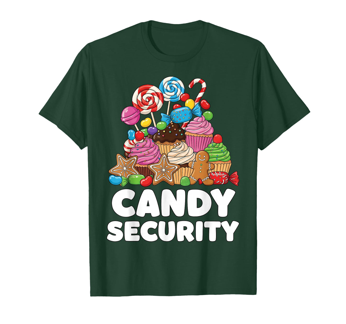Christmas Candy Security Funny Holiday Sweet Treat Lovers T-Shirt