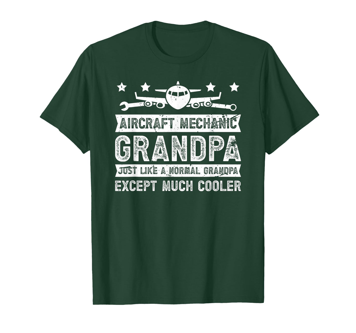 Aircraft Mechanic Grandpa Cool Aviation Mechanic Grandpa T-Shirt