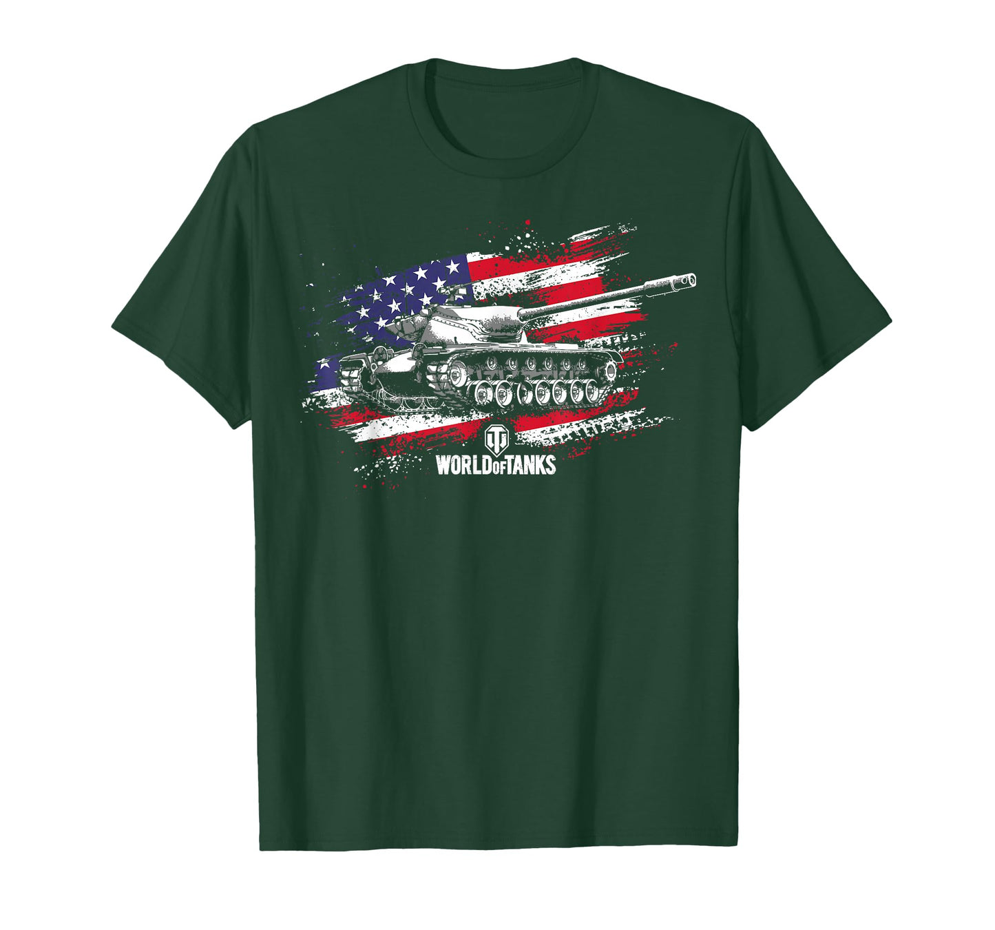 World of Tanks Red, White, and Blue...and a T57 Heavy Tank! T-Shirt