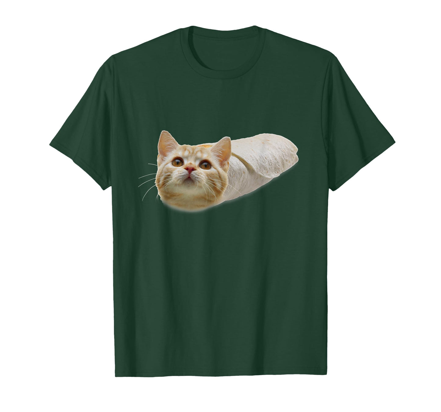 Purrito Kitty Cat in a Burrito Graphic Funny T-Shirt T-Shirt
