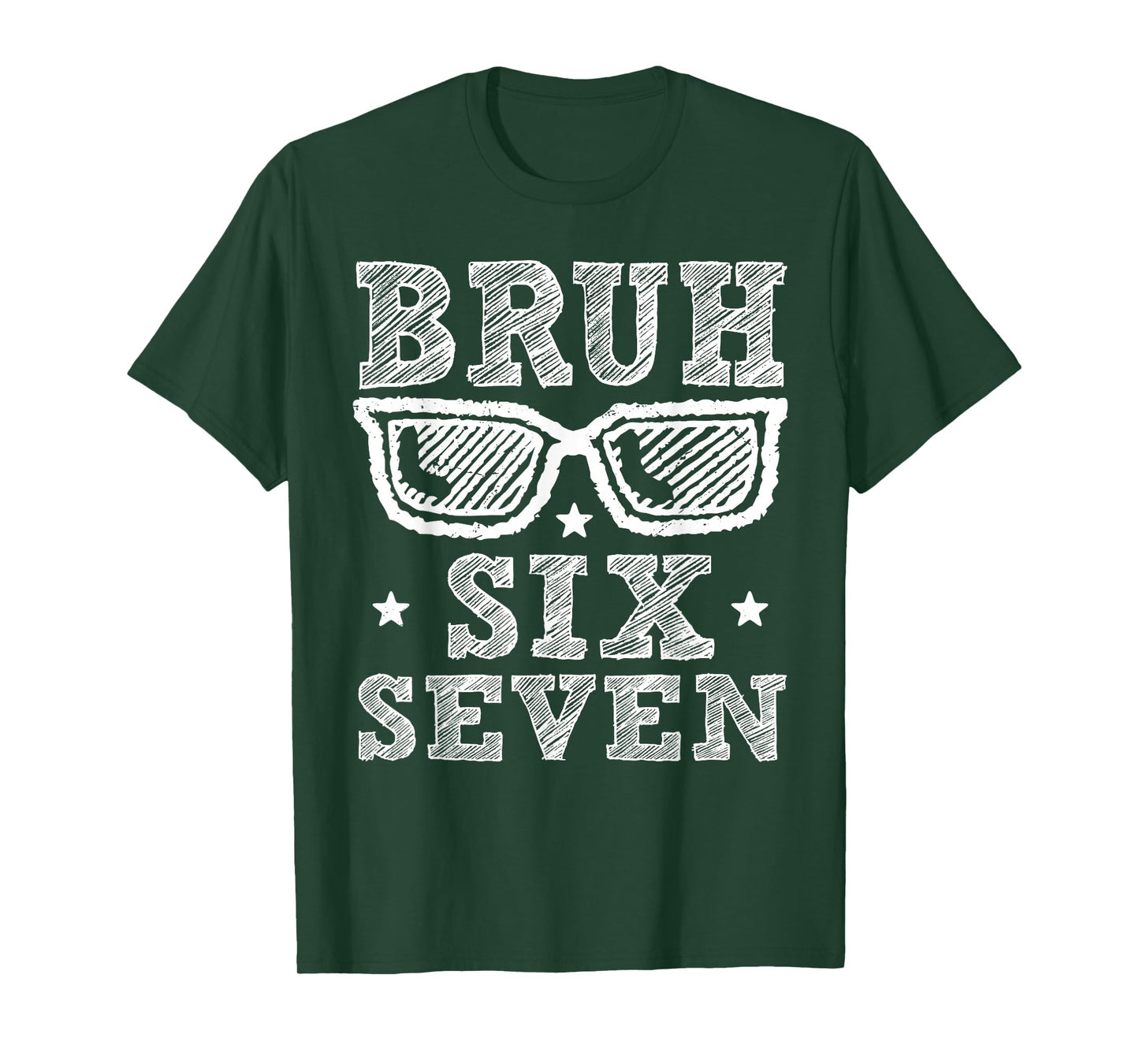 67th Day of School Shirt Six Seven Bruh Teacher Boy Girls T-Shirt