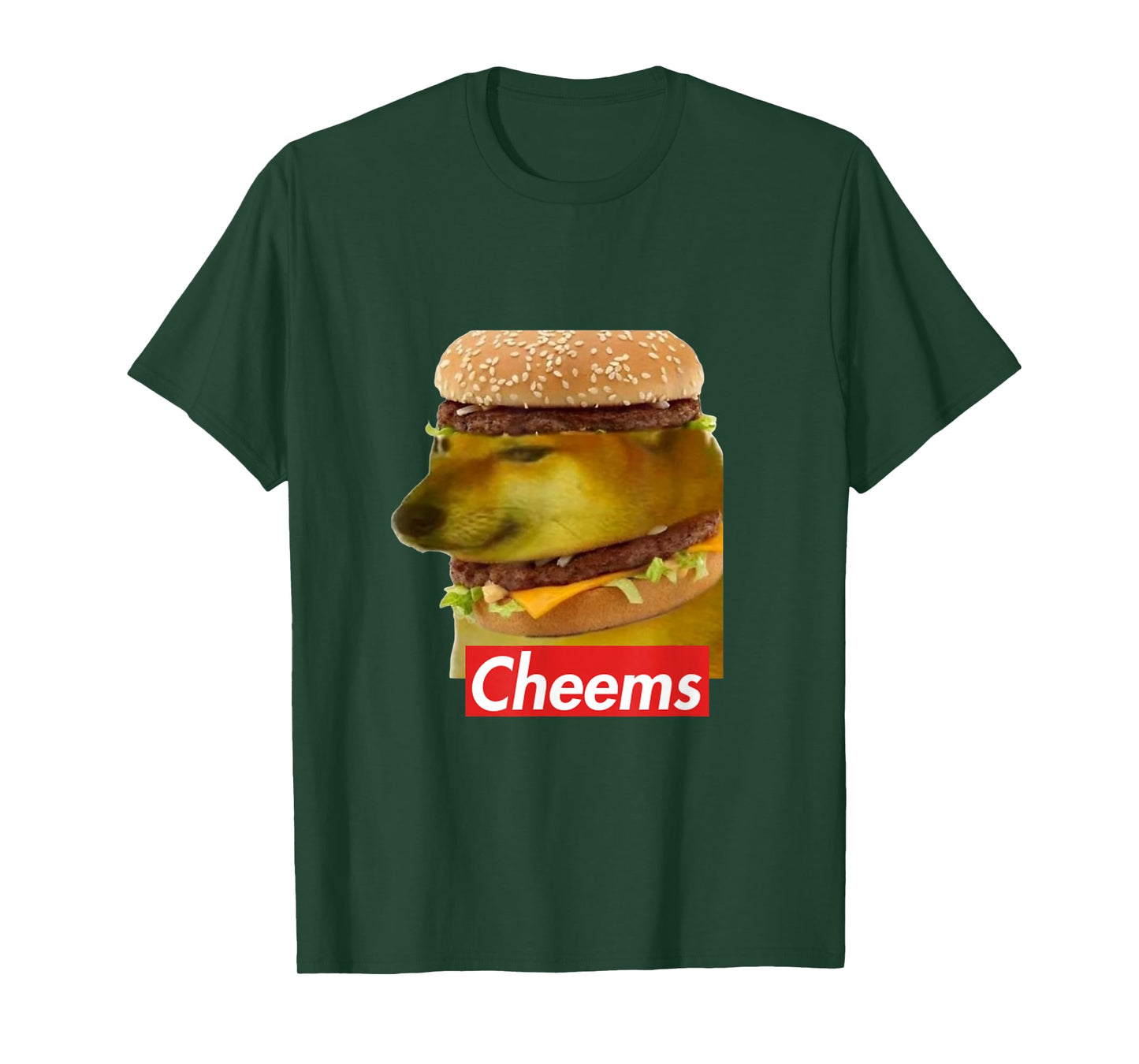 Cheems Cheemsburbger Ironic Doge Meme T-Shirt