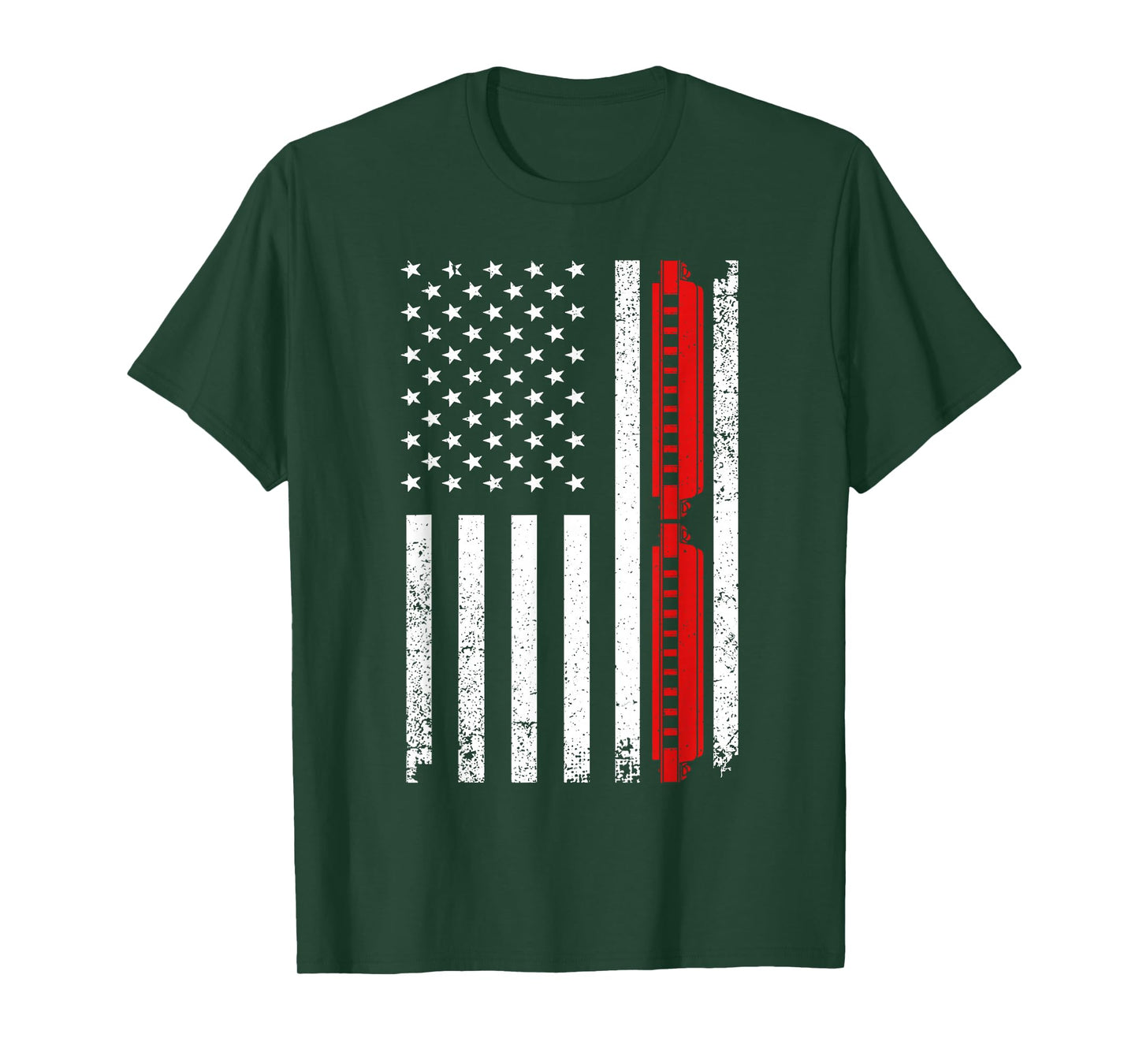 Harmonica Art For Men Women Harmonicist Blues Music Lovers T-Shirt