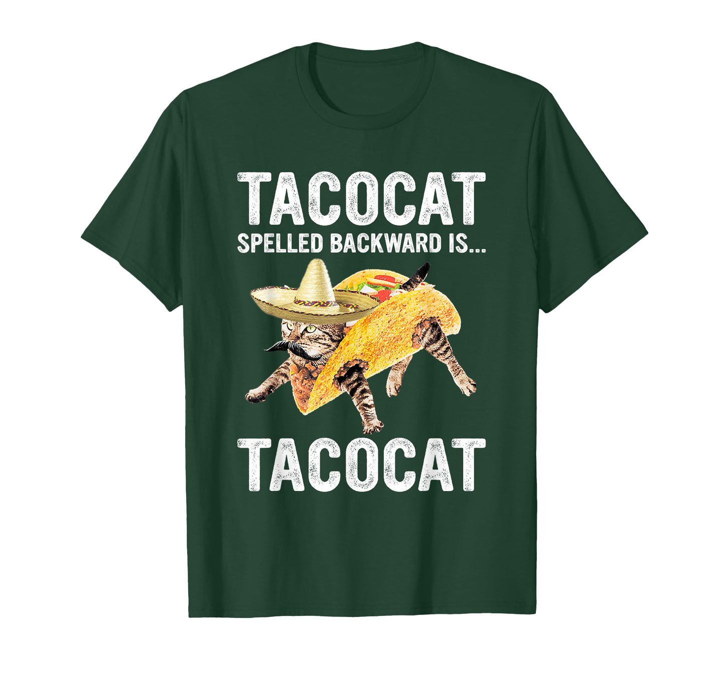 Tacocat Spelled Backward is... Tacocat for Tacos&Cat Lovers T-Shirt