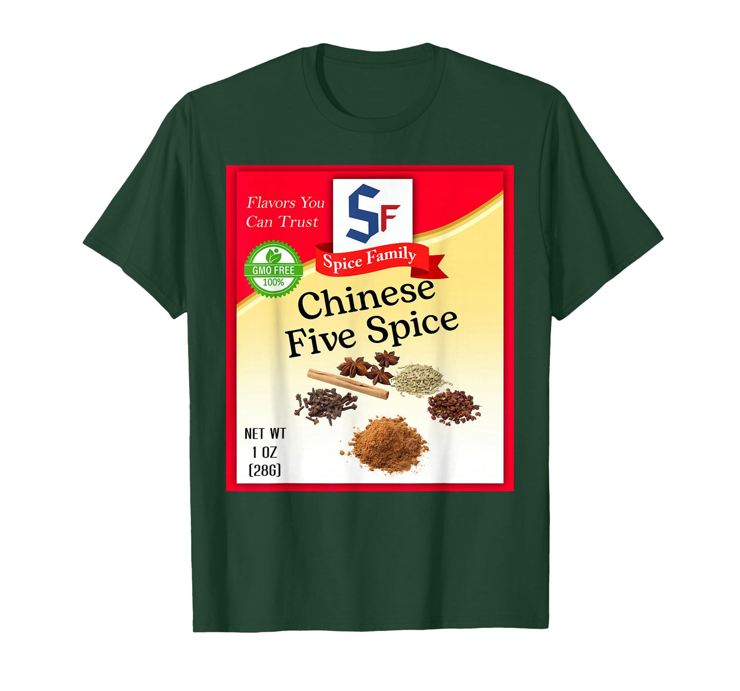 Chinnese Five Spice Group Costume Family Matching Outfit T-Shirt