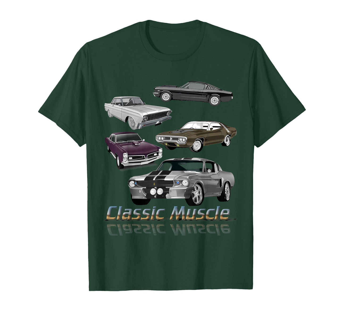 Classic American Muscle Cars Vintage Gift T-Shirt T-Shirt