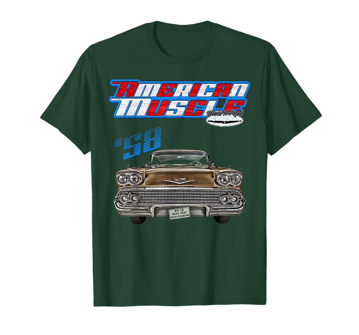 1958,Impala,BelAir,Bel Air,DelRay,Del Ray,Muscle Car,Hot Rod T-Shirt