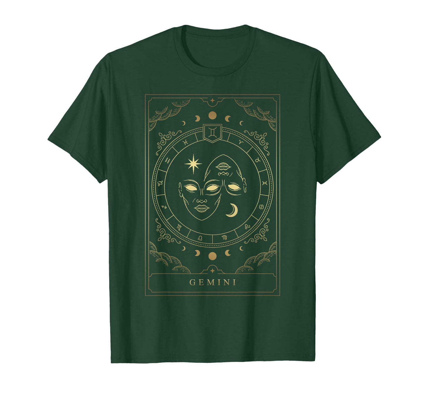 Gemini Tarot Card Zodiac T-Shirt