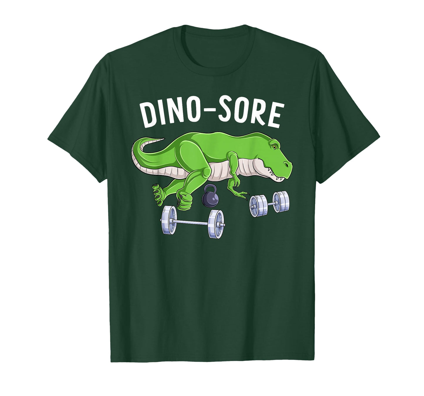 Gym Workout Dino Sore Funny Fitness Exercise Bodybuilding T-Shirt