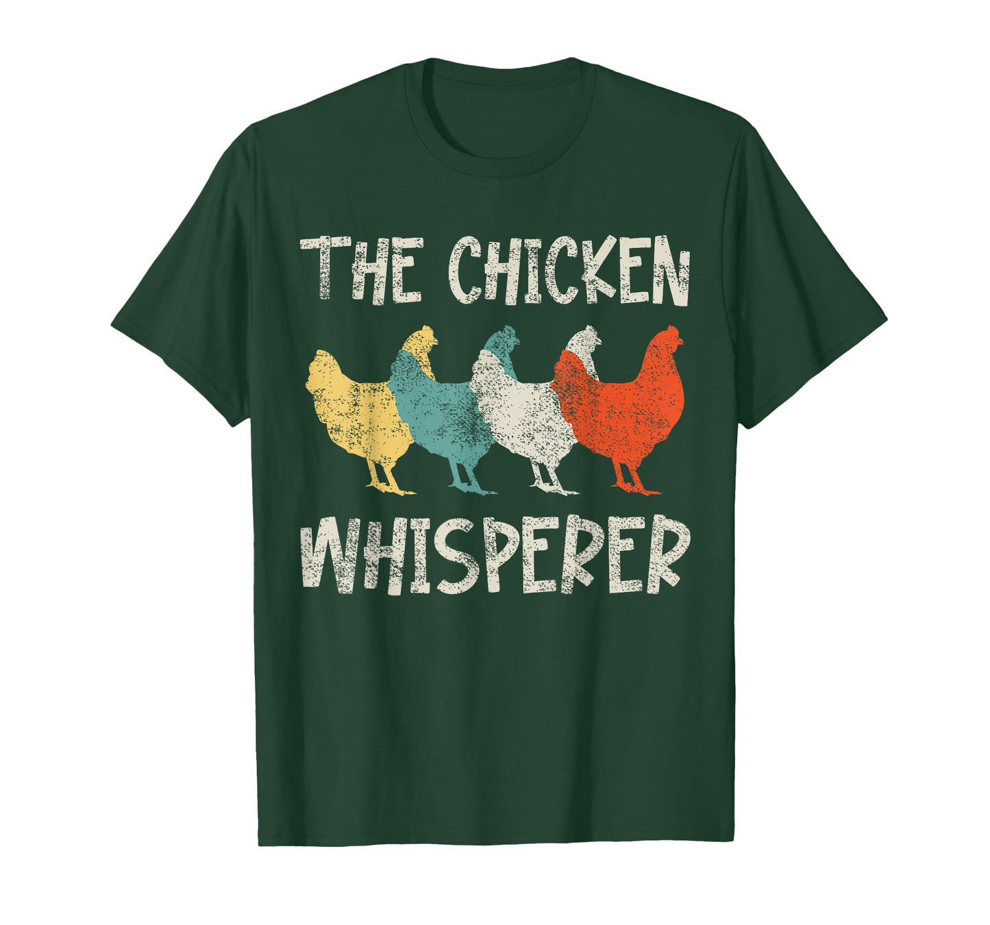 Chicken Whisperer Farmer Retro T-Shirt