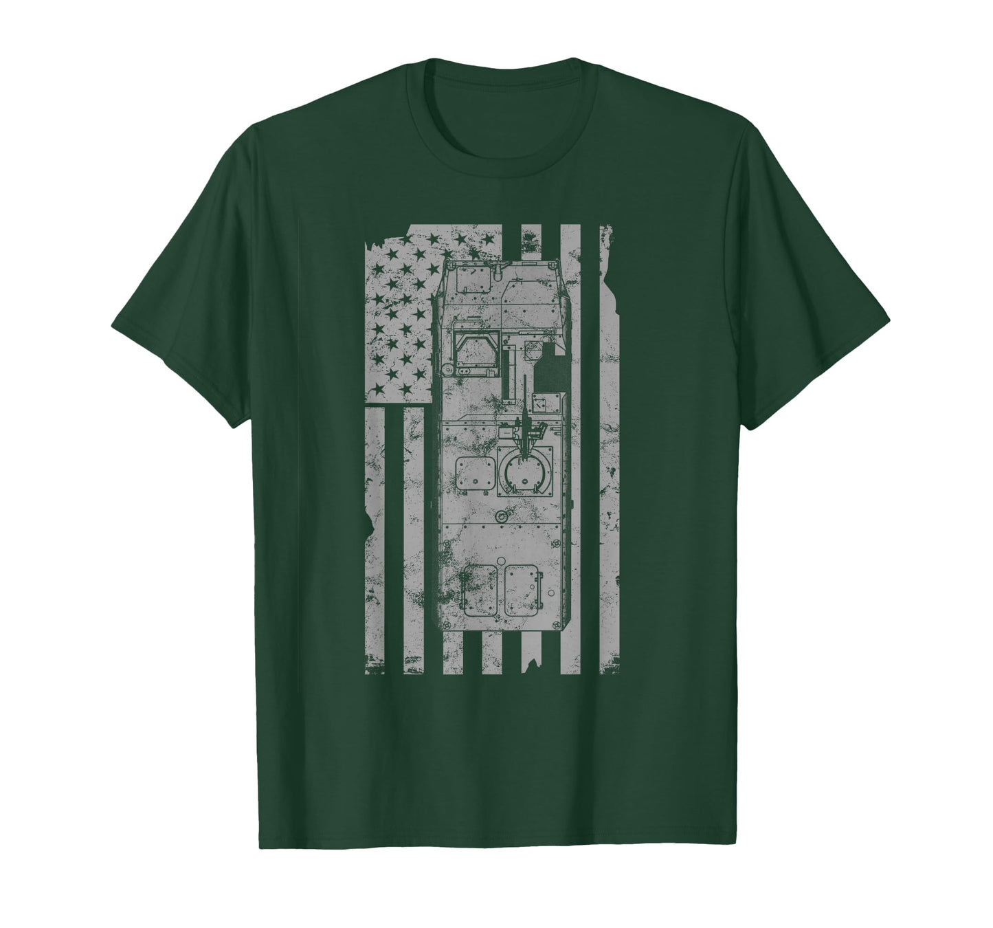 Stryker AFV Armored Fighting Vehicle Vintage Flag T-shirt