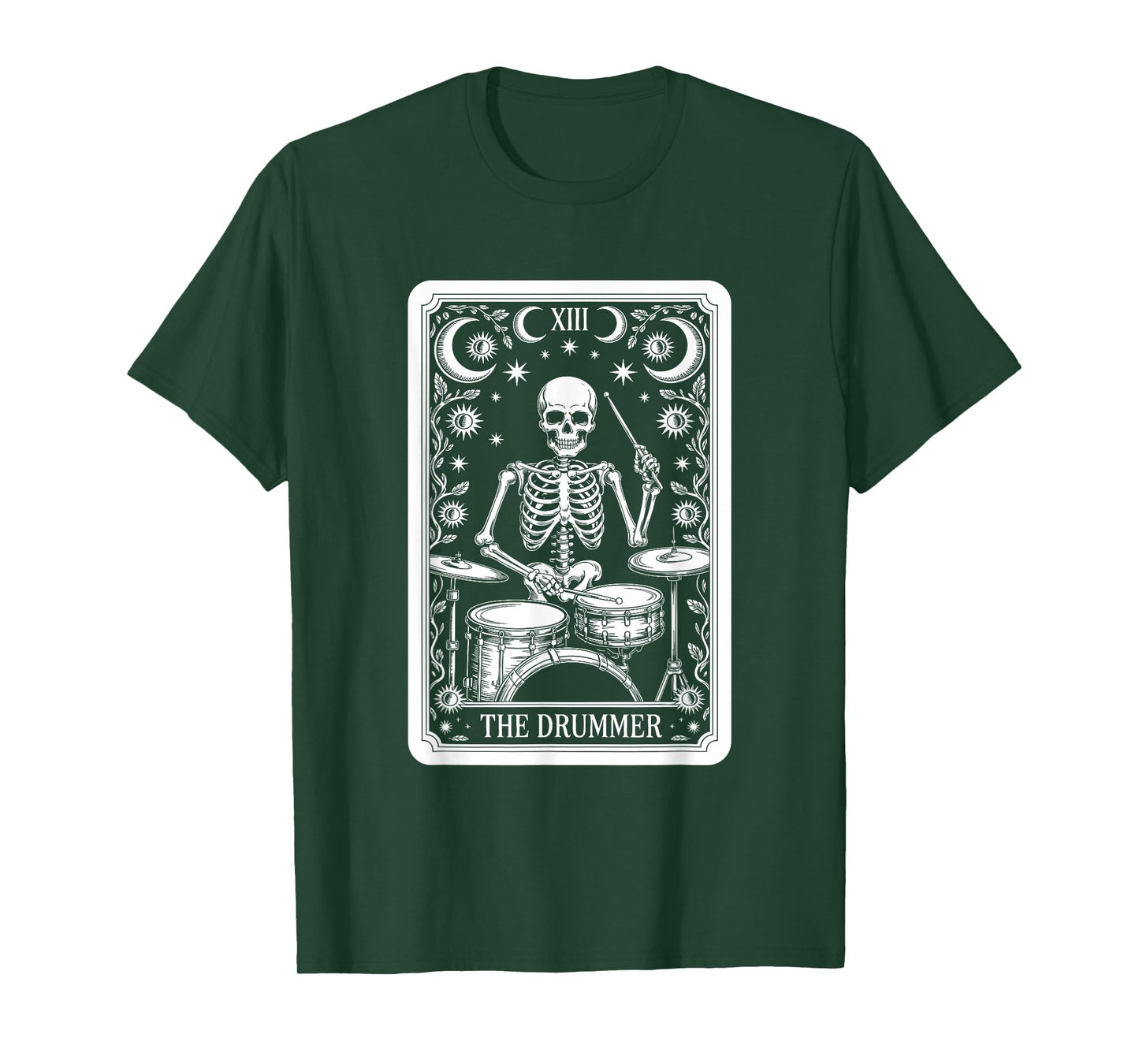 The Drummer Tarot Card, Drum Player T-Shirt