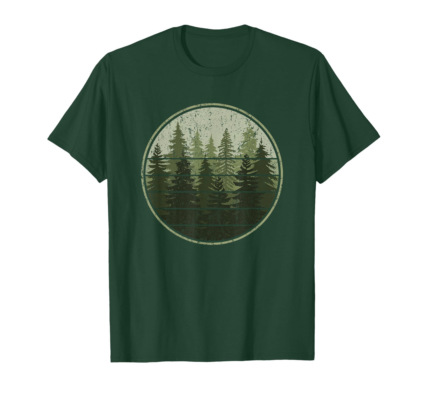 Trees Wildlife Nature Vintage Forest T-Shirt