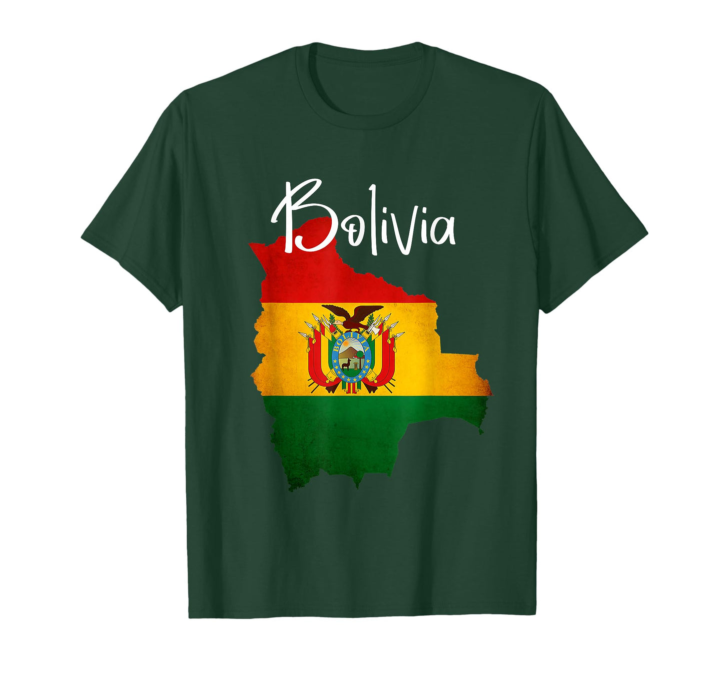 Bolivia Flag Tshirt, Bolivian Flag, Bolivia Shirts for Women T-Shirt
