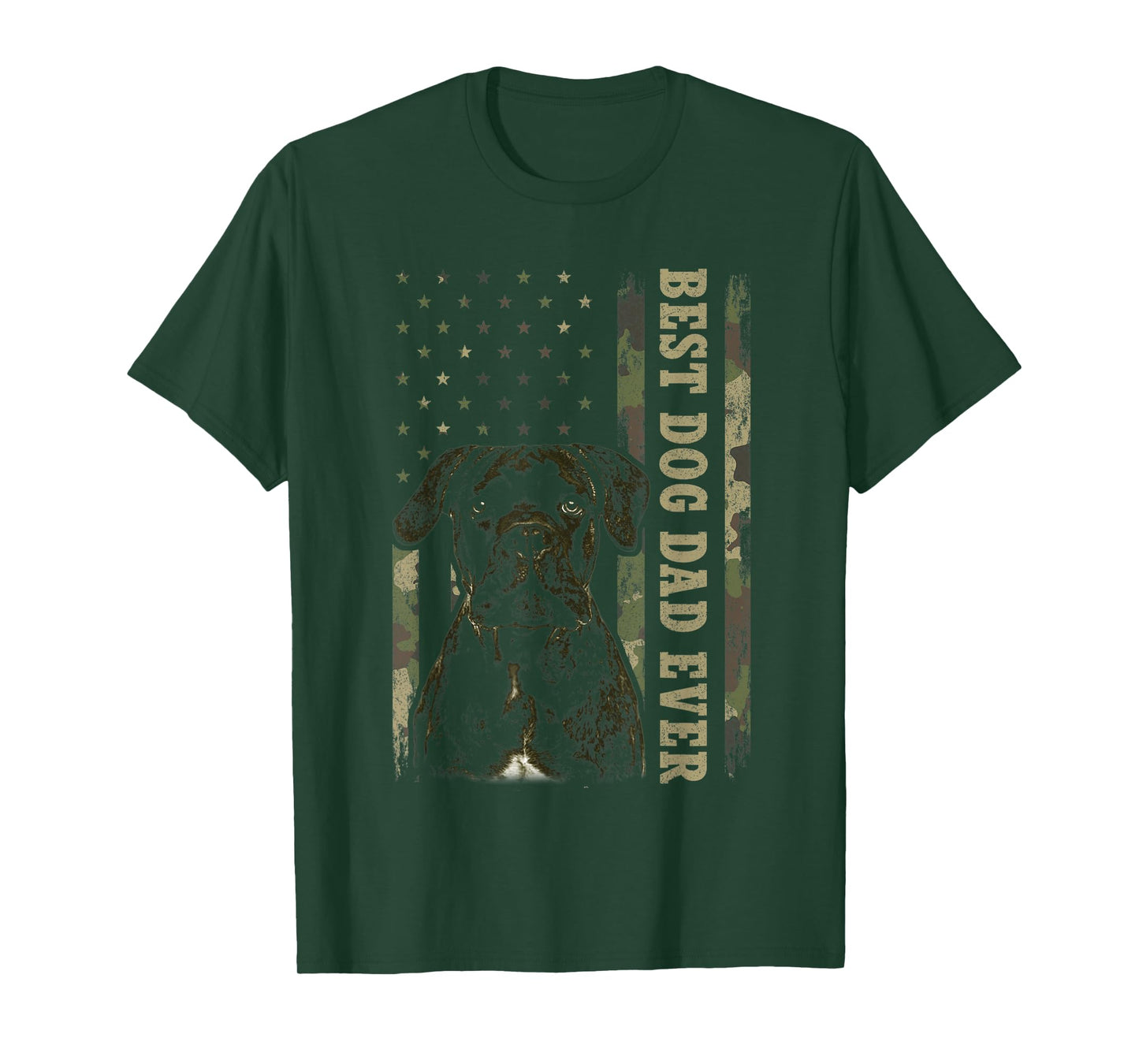 Best Corso Cane Dad Ever Shirt, Camo USA Flag Dog Dad T-Shirt for Men Women