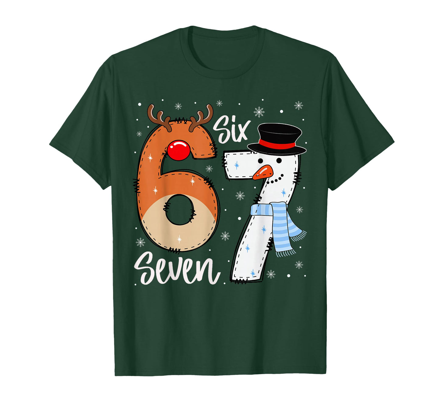 67 Meme Six Seven for Kids Women Men Boys Girls Christmas T-Shirt